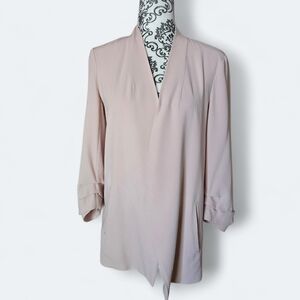 Aritzia Babaton Power Hip Blazer Peach size 8
